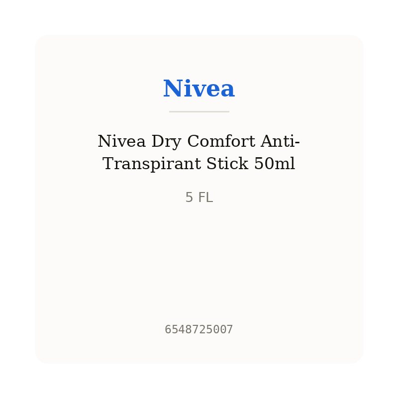Nivea Dry Comfort Anti-Transpirant Stick 50ml