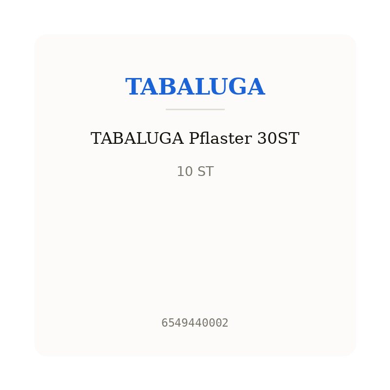 TABALUGA Pflaster 30ST