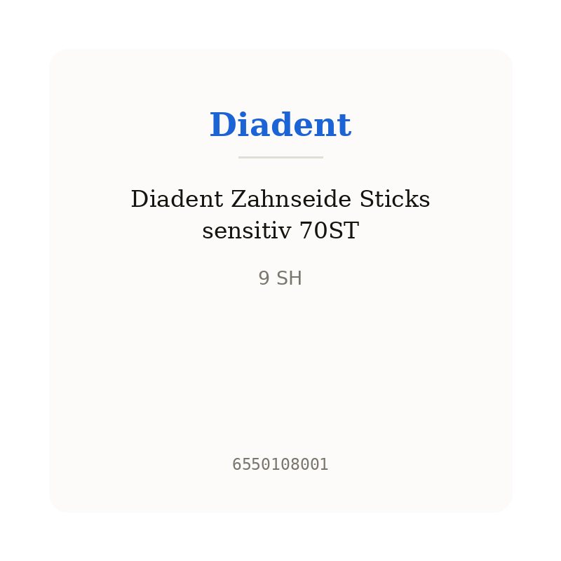Diadent Zahnseide Sticks sensitiv 70ST