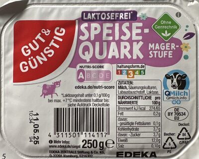 GUT&GÜNSTIG Magerquark laktosefrei 250g VLOG
