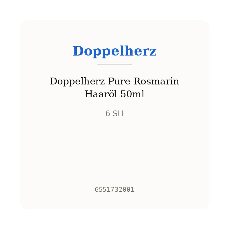 Doppelherz Pure Rosmarin Haaröl 50ml