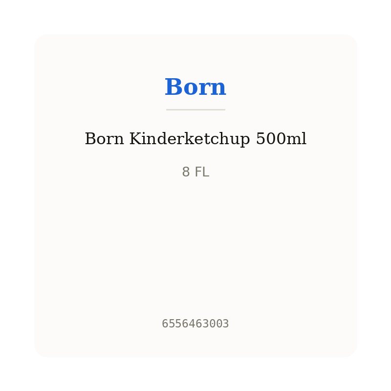 Born Kinderketchup 500ml
