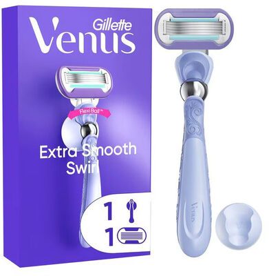 Venus Rasierer Extra Smooth Swirl mit 1 Klinge+Duschhänger