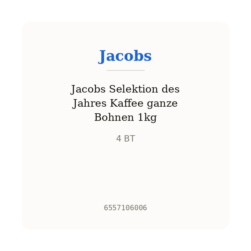 Jacobs Selektion des Jahres Kaffee ganze Bohnen 1kg