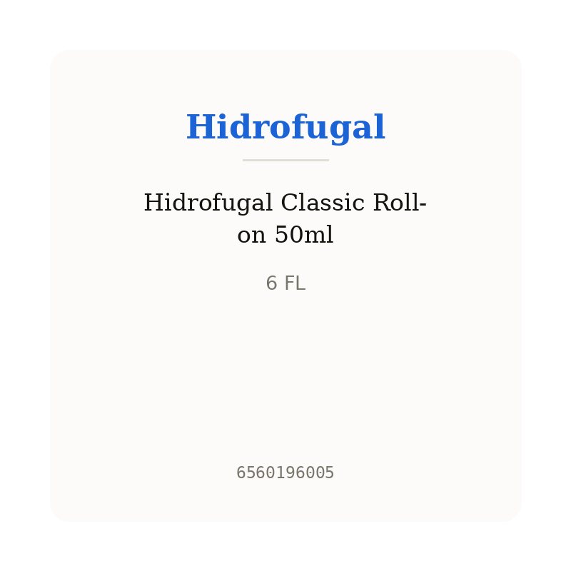 Hidrofugal Classic Roll-on 50ml
