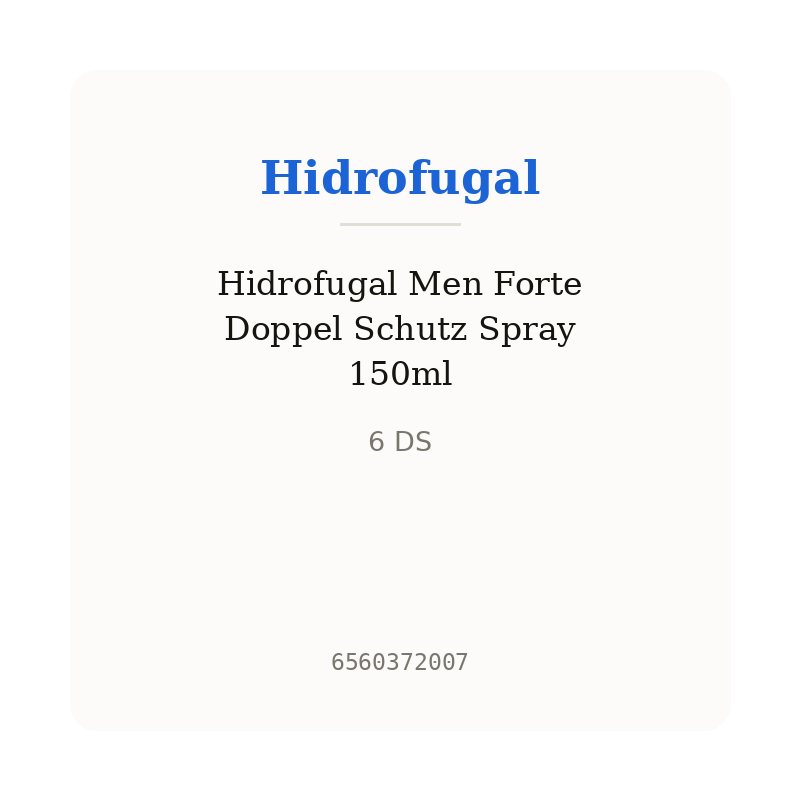 Hidrofugal Men Forte Doppel Schutz Spray 150ml