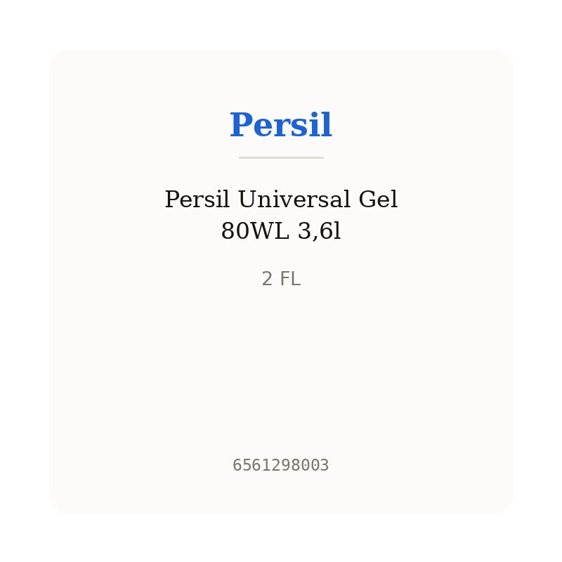 Persil Universal Gel 80WL 3,6l