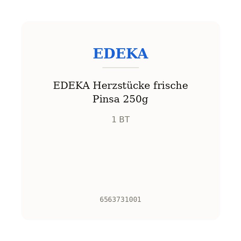 EDEKA Herzstücke frische Pinsa 250g