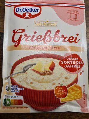Dr.Oetker Grießbrei Sorte des Jahres Apple Pie Style 96g