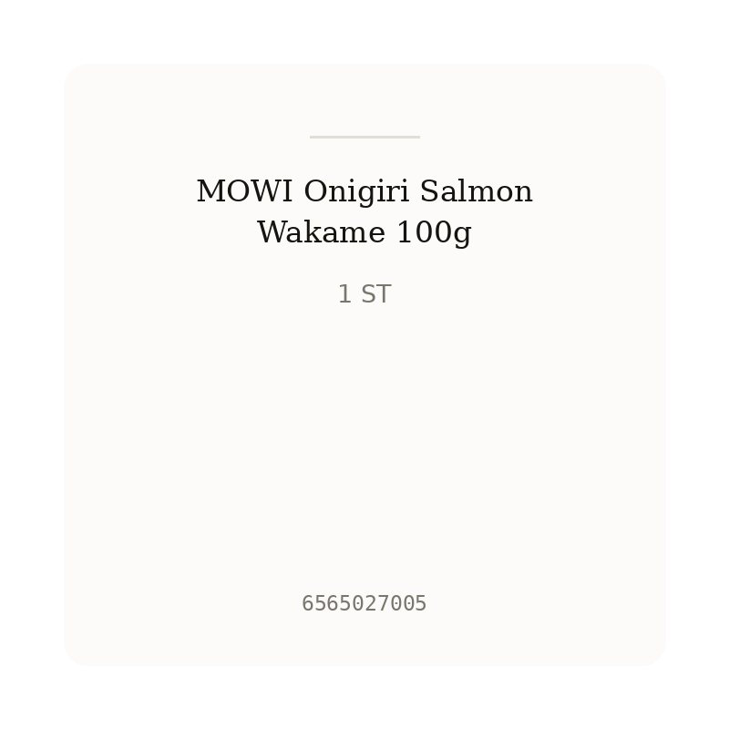 MOWI Onigiri Salmon Wakame 100g