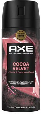 Axe Premium Bodyspray Cocoa Velvet ohne Aluminiumsalze 150ml