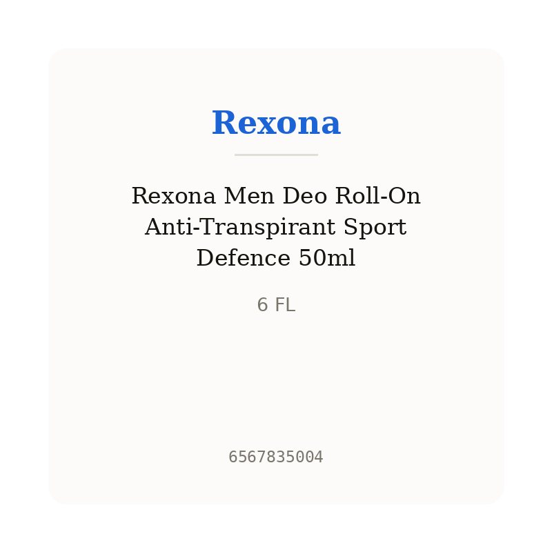 Rexona Men Deo Roll-On Anti-Transpirant Sport Defence 50ml