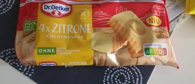 Dr.Oetker Fertiger Kuchensnack Zitrone 4ST 140g