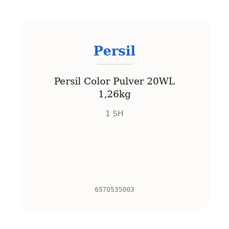 Persil Color Pulver 20WL 1,26kg