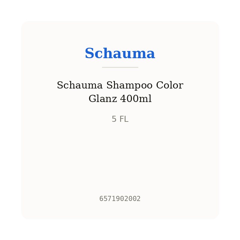 Schauma Shampoo Color Glanz 400ml