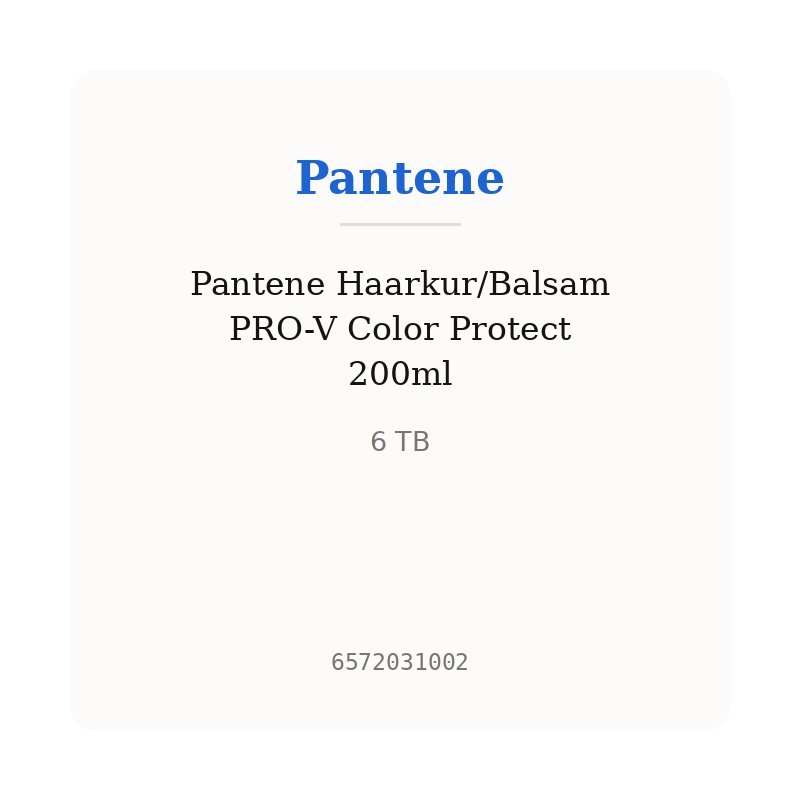 Pantene Haarkur/Balsam PRO-V Color Protect 200ml