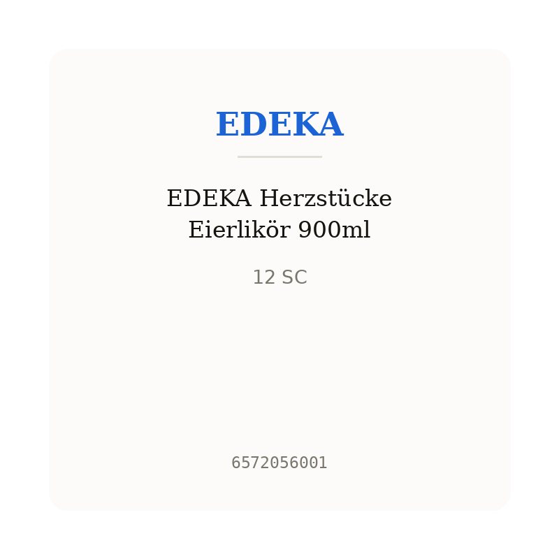EDEKA Herzstücke Eierlikör 900ml