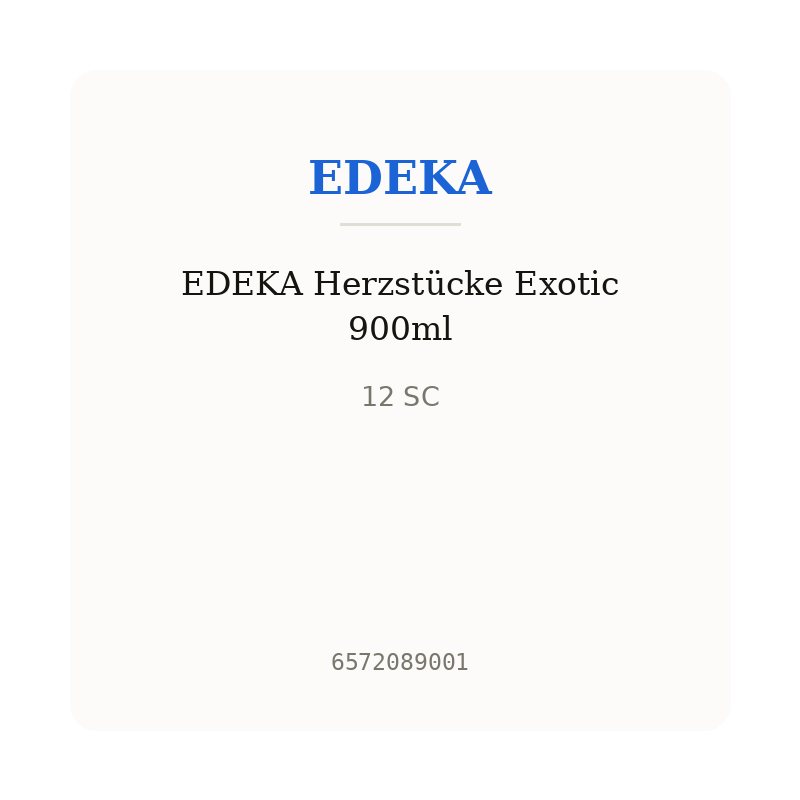 EDEKA Herzstücke Exotic 900ml