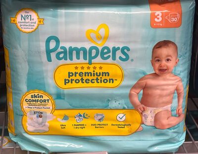 Pampers Premium Protection Windeln Midi 6-10kg Gr.3 Single Pack 30ST