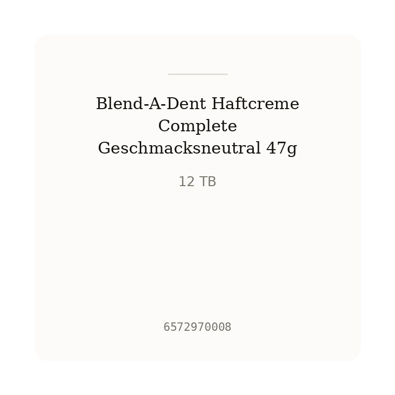 Blend-A-Dent Haftcreme Complete Geschmacksneutral 47g