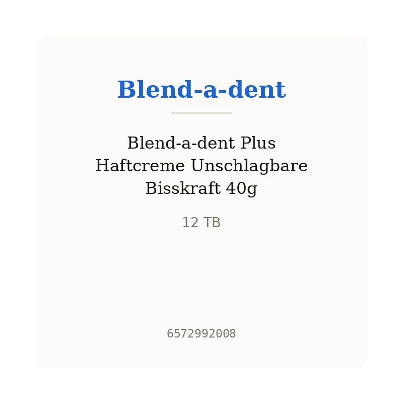 Blend-a-dent Plus Haftcreme Unschlagbare Bisskraft 40g