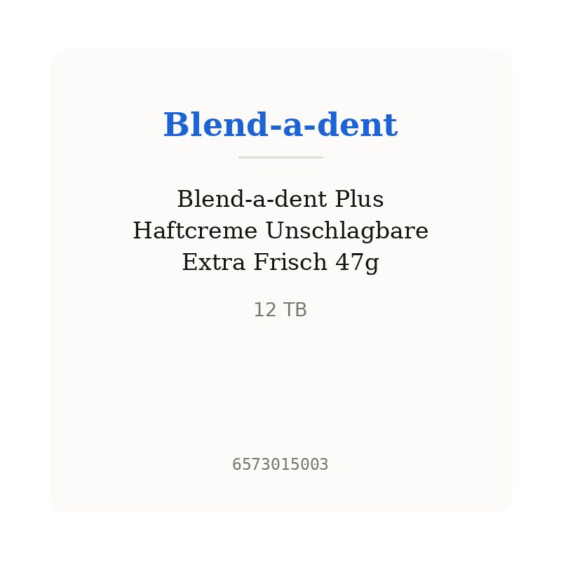 Blend-a-dent Plus Haftcreme Unschlagbare Extra Frisch 47g