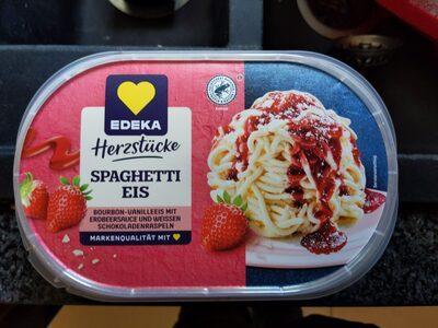 EDEKA Herzstücke Spaghetti-Eis 900ml