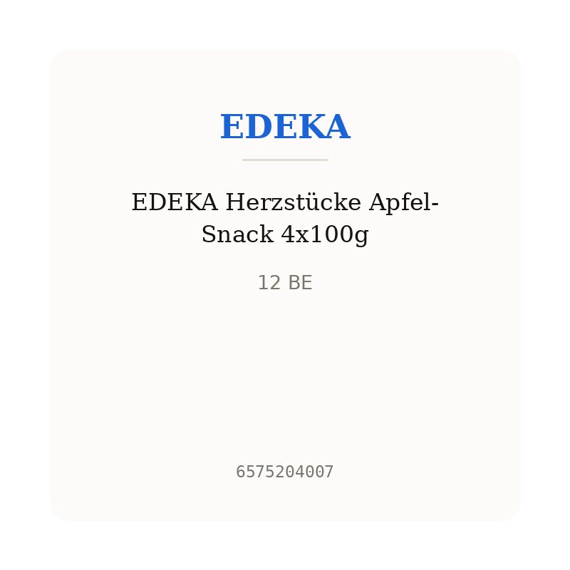 EDEKA Herzstücke Apfel-Snack 4x100g