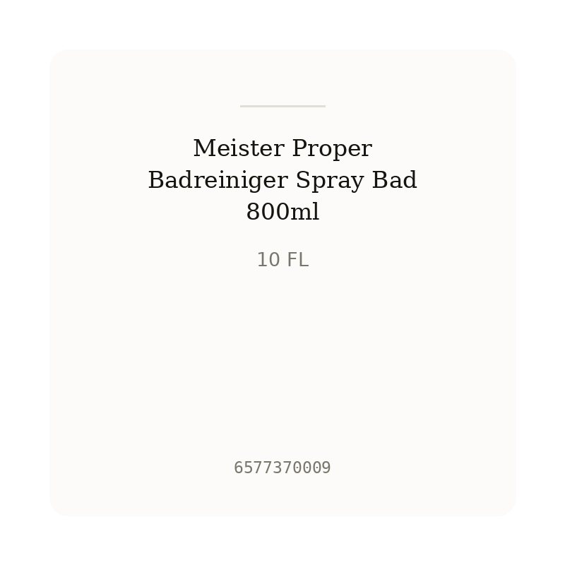 Meister Proper Badreiniger Spray Bad 800ml