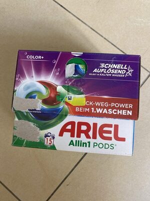 Ariel Colorwaschmittel Flüssig All-in-1 Pods Color 15WL 298,5g