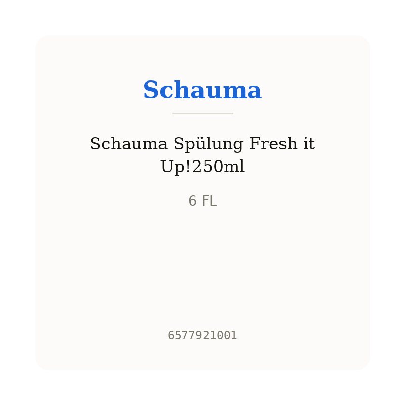 Schauma Spülung Fresh it Up!250ml