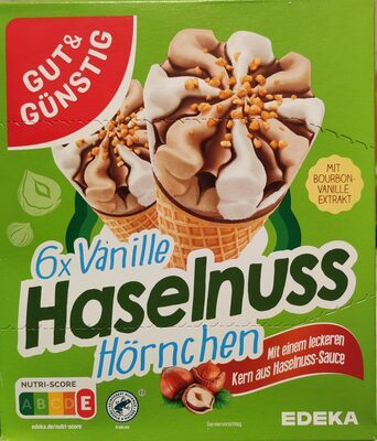 GUT&GÜNSTIG Vanille Nuss Hörnchen 6x120ml