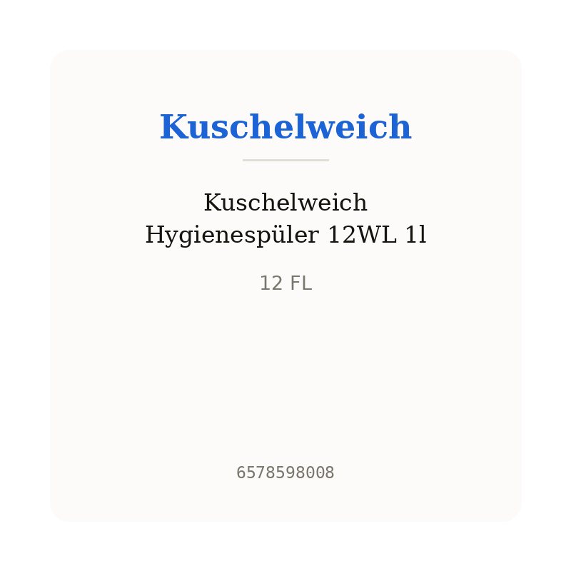 Kuschelweich Hygienespüler 12WL 1l