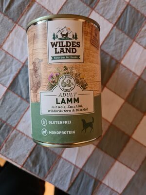Wildes Land Lamm mit Reis Zucchini Wildkräutern 400g