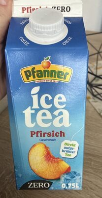 Pfanner Eistee Pfirsich Zero 0,75l EW