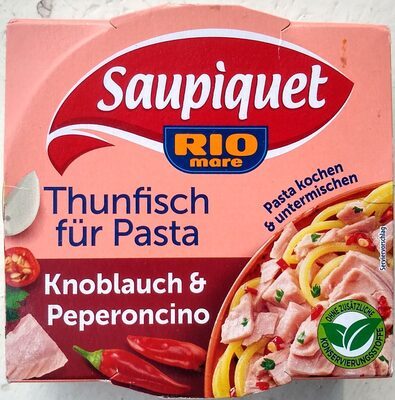Saupiquet Thunfisch für Pasta Knoblauch und Peperoni 160g