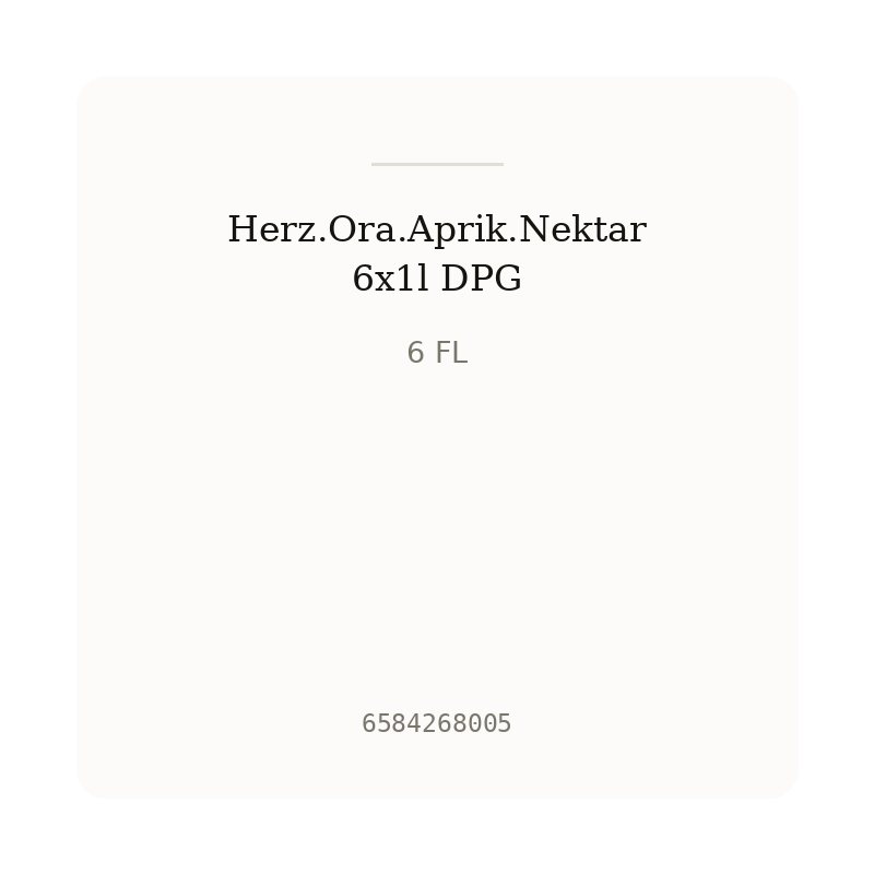 Herz.Ora.Aprik.Nektar 6x1l DPG