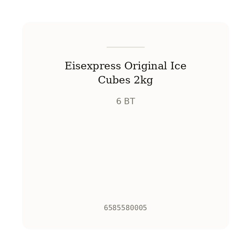 Eisexpress Original Ice Cubes 2kg