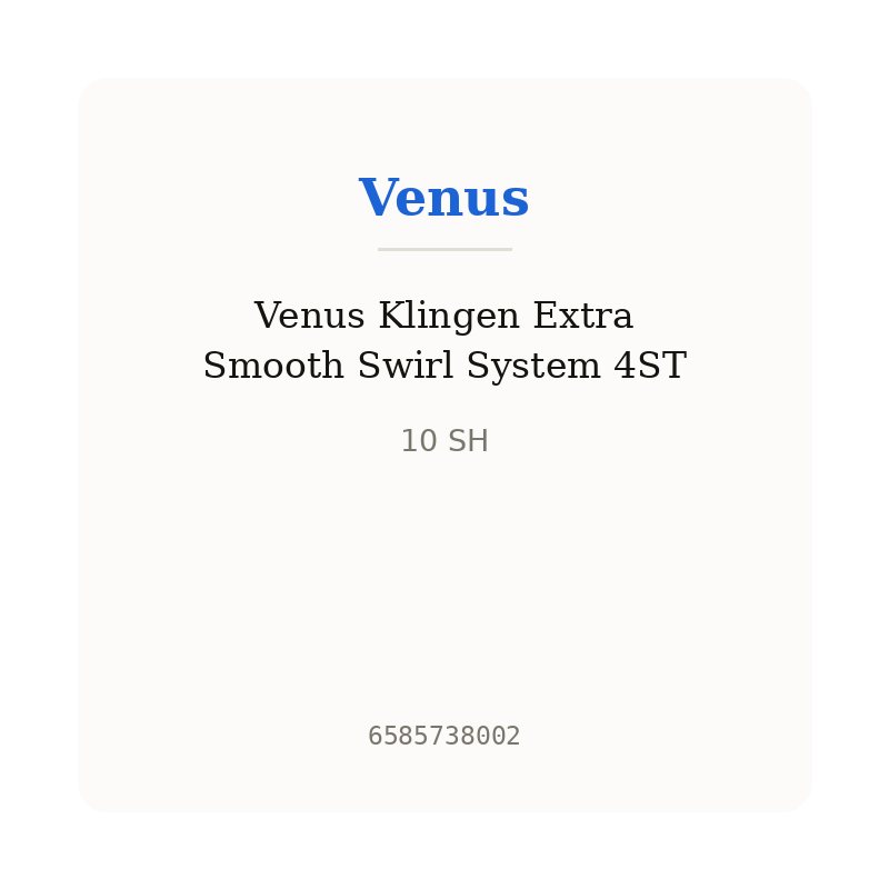 Venus Klingen Extra Smooth Swirl System 4ST