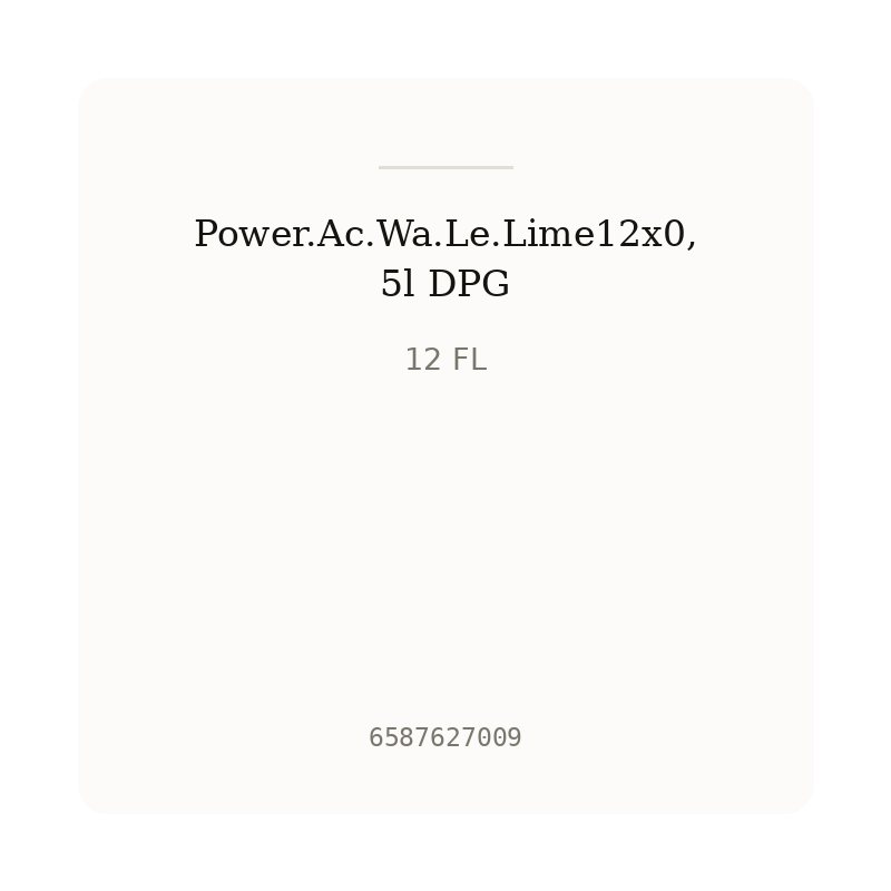 Power.Ac.Wa.Le.Lime12x0,5l DPG