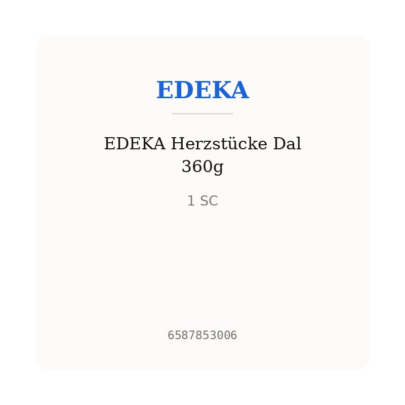 EDEKA Herzstücke Dal 360g