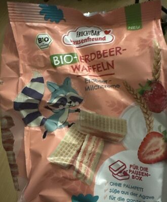 Bio Fruchtbar Erdbeer-Waffeln 100g