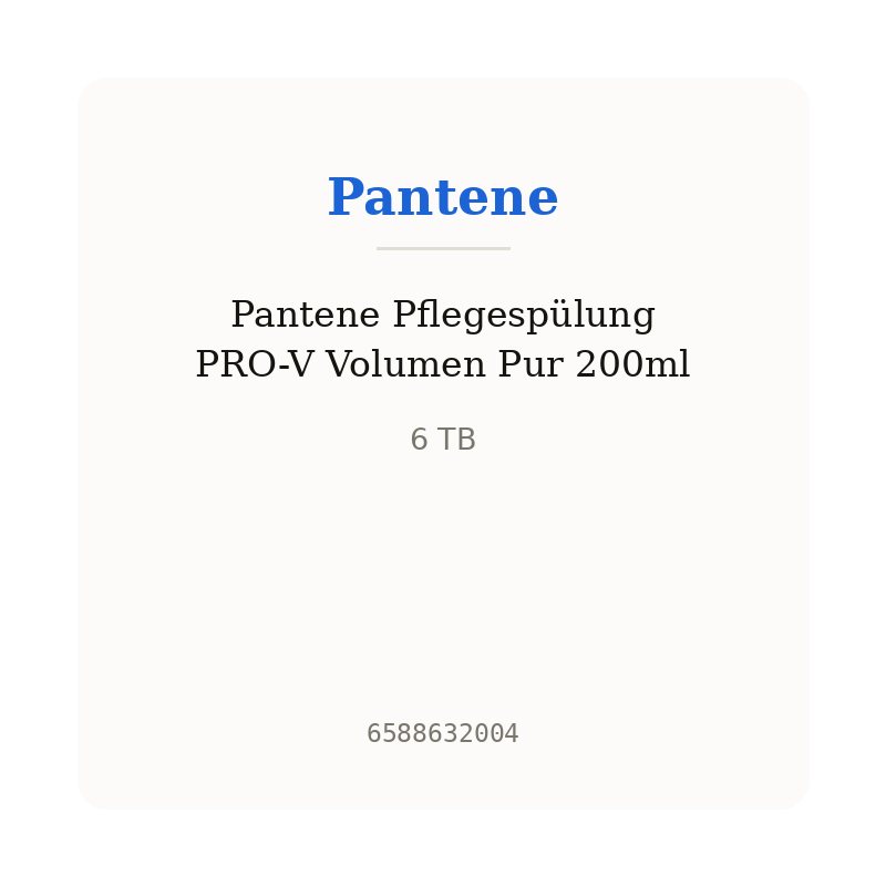 Pantene Pflegespülung PRO-V Volumen Pur 200ml