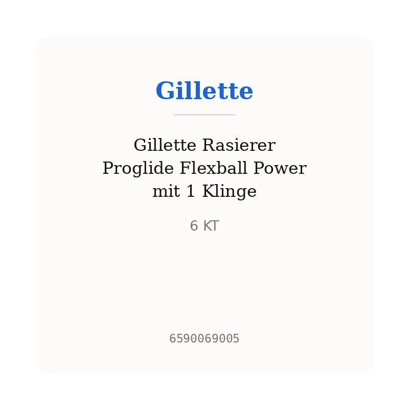 Gillette Rasierer Proglide Flexball Power mit 1 Klinge