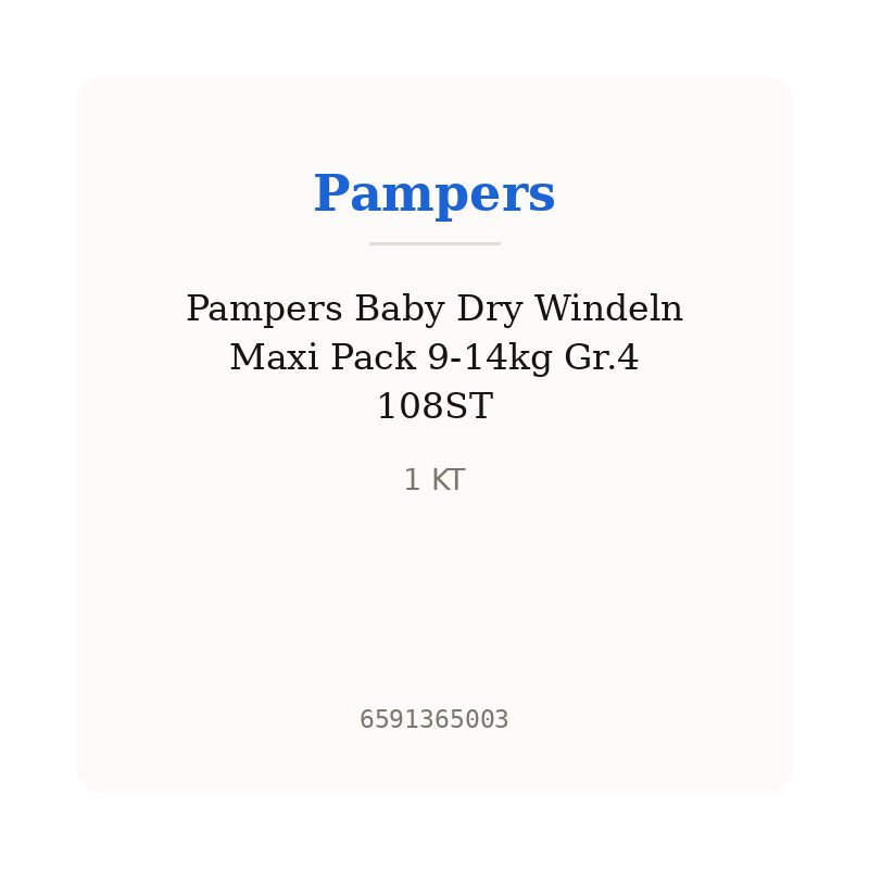 Pampers Baby Dry Windeln Maxi Pack 9-14kg Gr.4 108ST
