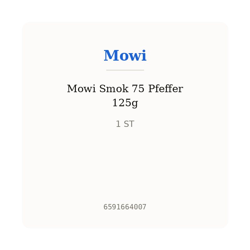 Mowi Smok 75 Pfeffer 125g