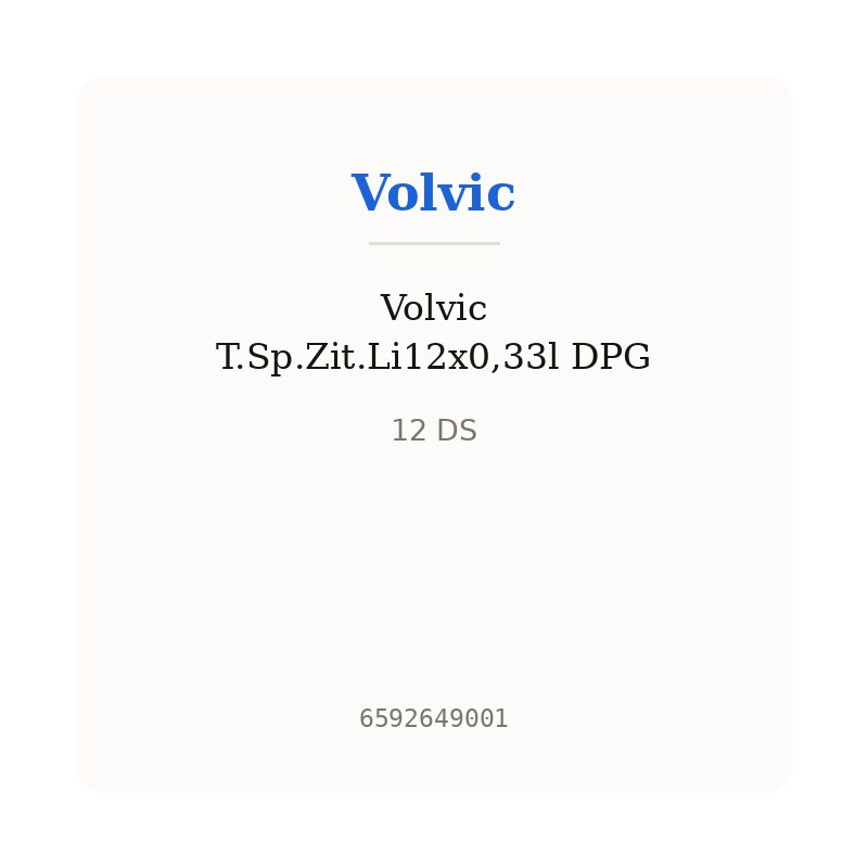 Volvic T.Sp.Zit.Li12x0,33l DPG