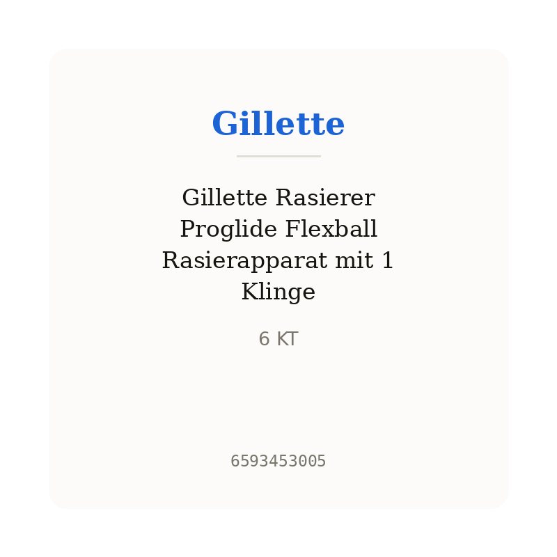 Gillette Rasierer Proglide Flexball Rasierapparat mit 1 Klinge