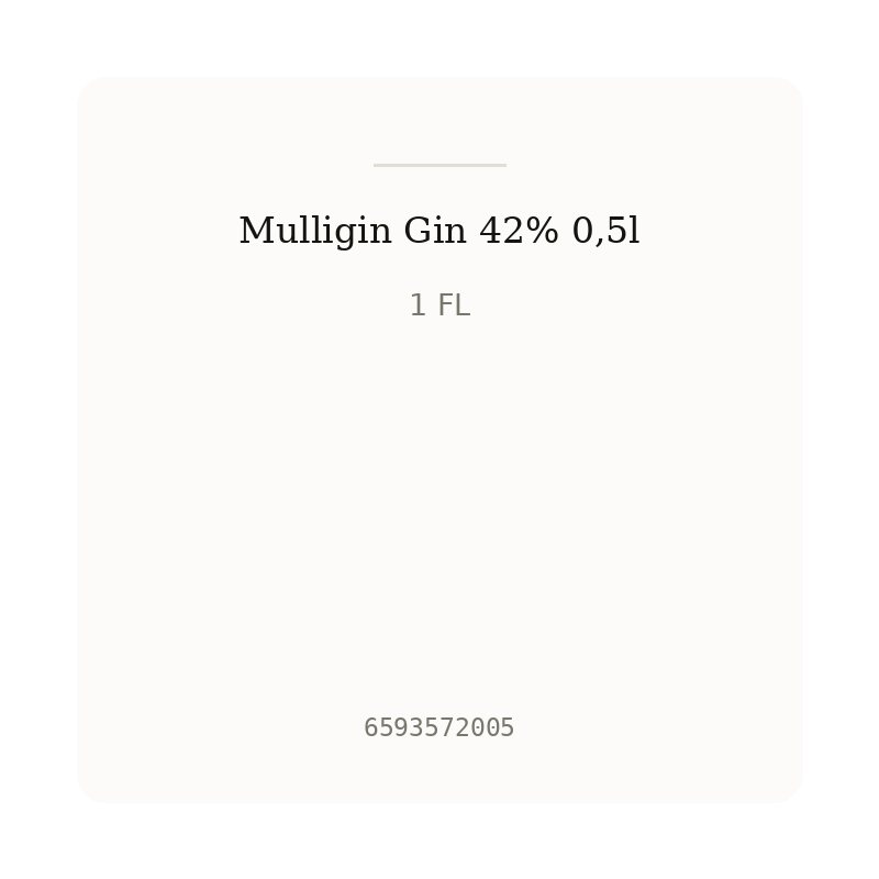 Mulligin Gin 42% 0,5l