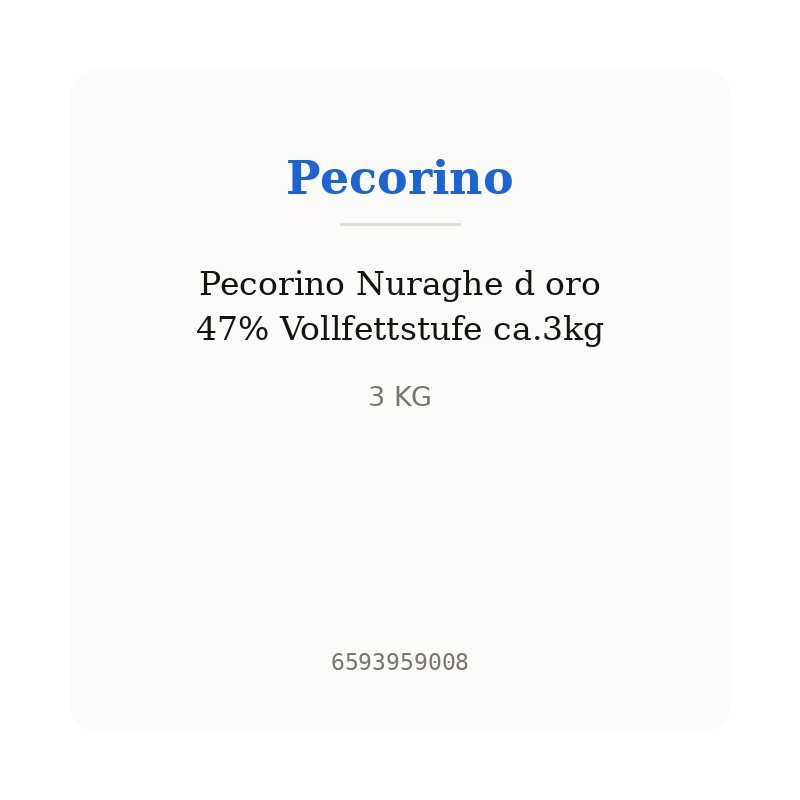 Pecorino Nuraghe d oro 47% Vollfettstufe ca.3kg